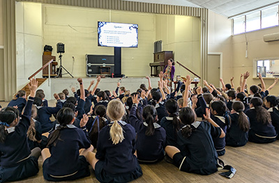 Annaleise Byrd classroom session