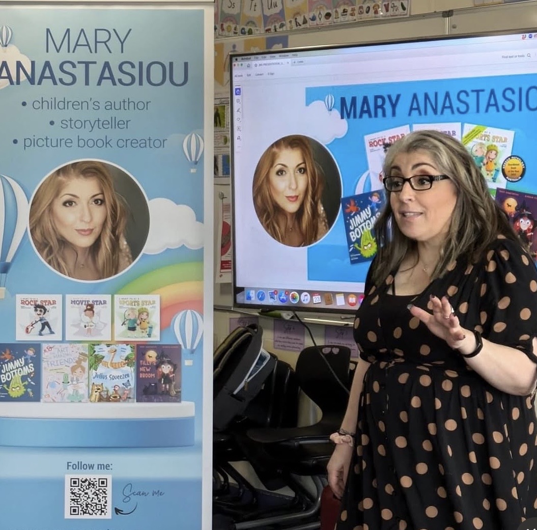 Mary Anastasiou presenting
