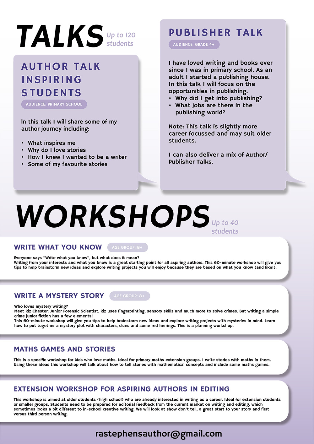 R.A.StephensAuthorWorkshopFlyer 2